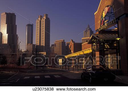 Atlanta, GA, Georgia, Sweet Auburn Curb Market, downtown, skyline View Large Photo Image Stock Photo - Atlanta, GA, Georgia, Sweet Auburn Curb Market, downtown, skyline. Fotosearch