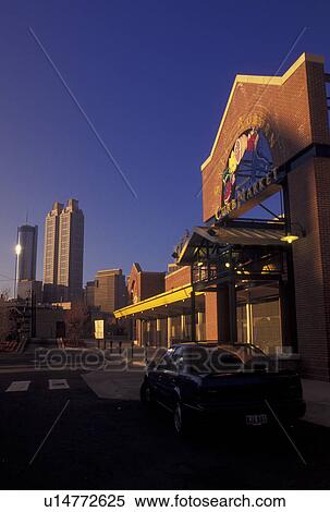 Atlanta, GA, Georgia, Sweet Auburn Curb Market, downtown, skyline View Large Photo Image Stock Photography - Atlanta, GA, Georgia, Sweet Auburn Curb Market, downtown, skyline. Fotosearch