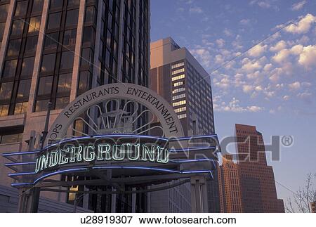 Atlanta, GA, Georgia, Underground Atlanta, entrance sign View Large Photo Image Stock Photo - Atlanta, GA, Georgia, Underground Atlanta, entrance sign. Fotosearch