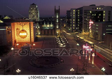 Atlanta, GA, Georgia, World of Coca-Cola, Underground Atlanta, evening View Large Photo Image Stock Photo - Atlanta, GA, Georgia, World of Coca-Cola, Underground Atlanta, evening. Fotosearch