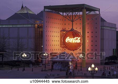 Atlanta, GA, Georgia, World of Coca-Cola, evening View Large Photo Image Stock Photography - Atlanta, GA, Georgia, World of Coca-Cola, evening. Fotosearch