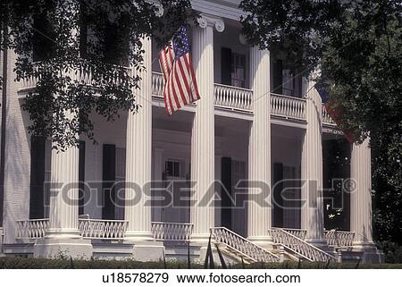 Austin, TX, Texas, Governor's Mansion, Greek Revival View Large Photo Image Stock Photo - Austin, TX, Texas, Governor's Mansion, Greek Revival. Fotosearch