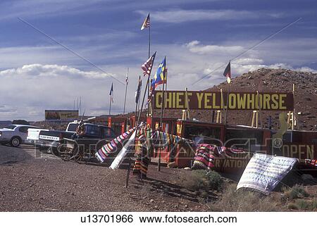 AZ, Arizona, Native Americans display their crafts near Grand Canyon National Park, View Large Photo Image Stock Photograph - AZ, Arizona, Native Americans display their crafts near Grand Canyon National Park, . Fotosearch
