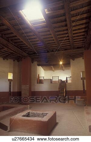 Aztec Ruins National Monument, NM, New Mexico, Inside the Great Kiva, West Ruin View Large Photo Image Picture - Aztec Ruins National Monument, NM, New Mexico, Inside the Great Kiva, West Ruin. Fotosearch