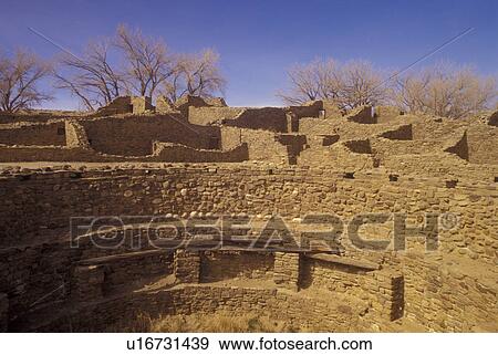 Aztec Ruins National Monument, NM, New Mexico, Kiva at West Ruin View Large Photo Image Stock Photo - Aztec Ruins National Monument, NM, New Mexico, Kiva at West Ruin. Fotosearch