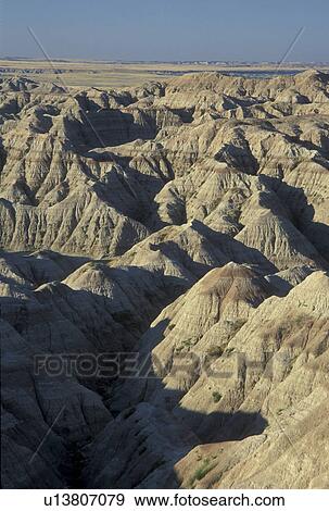 Badlands National Park, SD, South Dakota, View Large Photo Image Stock Photo - Badlands National Park, SD, South Dakota, . Fotosearch