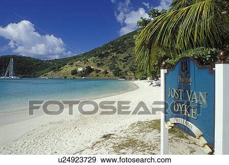 beach, Jost Van Dyke, British Virgin Islands, Caribbean, BVI, Welcome sign along the beach on Jost Van Dyke Island in Great Harbor on the Caribbean Sea. View Large Photo Image Stock Photo - beach, Jost Van Dyke, British Virgin Islands, Caribbean, BVI, Welcome sign along the beach on Jost Van Dyke Island in Great Harbor on the Caribbean Sea.. Fotosearch