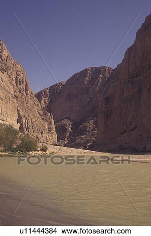 Big Bend National Park, TX, Texas, Rio Grande (River), Boquillas Canyon View Large Photo Image Picture - Big Bend National Park, TX, Texas, Rio Grande (River), Boquillas Canyon. Fotosearch