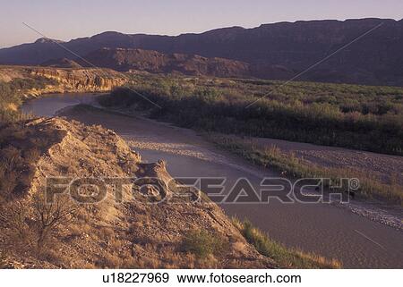 Big Bend National Park, TX, Texas, Rio Grande (river) near Santa Elena Canyon View Large Photo Image Stock Photo - Big Bend National Park, TX, Texas, Rio Grande (river) near Santa Elena Canyon. Fotosearch