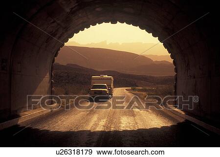 Stock Photo -  Big Bend National Park, TX, Texas, Tunnel near Rio Grande Village. Fotosearch