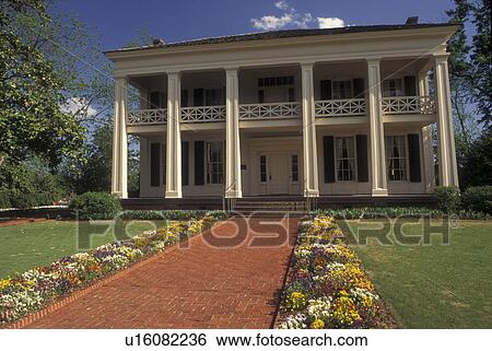Birmingham, AL, Alabama, Arlington Antebellum Home & Garden, Greek Revival View Large Photo Image Stock Photograph - Birmingham, AL, Alabama, Arlington Antebellum Home & Garden, Greek Revival. Fotosearch