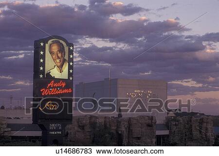 Branson, MO, Missouri, Andy Williams Moon River Theatre, evening View Large Photo Image Stock Image - Branson, MO, Missouri, Andy Williams Moon River Theatre, evening. Fotosearch