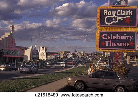 Branson, MO, Missouri, Dinner Theatres on The Strip along 76 Country Boulevard View Large Photo Image Stock Photo - Branson, MO, Missouri, Dinner Theatres on The Strip along 76 Country Boulevard. Fotosearch