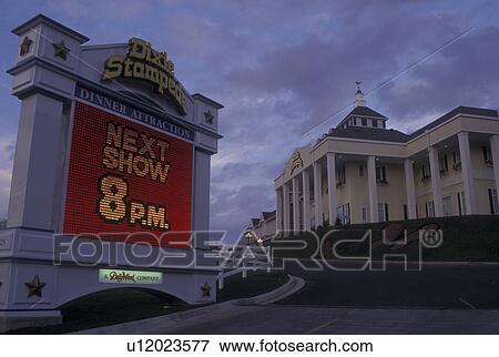 Branson, MO, Missouri, Dixie Stampede, Dinner Theater, evening View Large Photo Image Stock Photo - Branson, MO, Missouri, Dixie Stampede, Dinner Theater, evening. Fotosearch