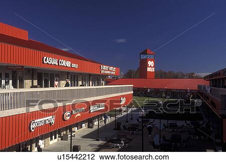 Stock Image -  Branson, MO, Missouri, Factory Merchants Mall, outlet stores. Fotosearch