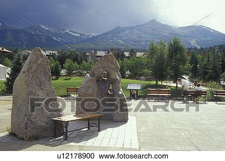 Breckenridge, CO, Colorado, Blue Ridge Plaza, resort town View Large Photo Image Stock Image - Breckenridge, CO, Colorado, Blue Ridge Plaza, resort town. Fotosearch