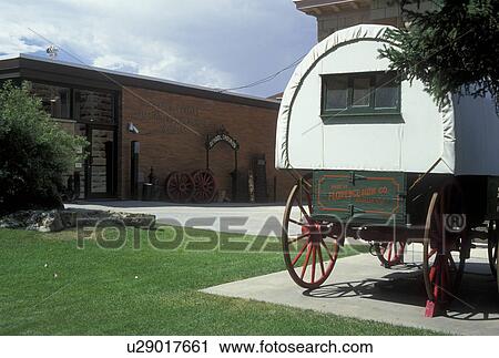 Stock Image -  Buffalo, WY, Wyoming, Jim Gatchell Memorial Museum. Fotosearch