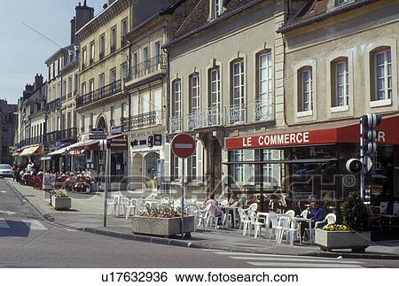cafT, Burgundy, Autun, France, Saone-et-Loire, Bourgogne, Europe, wine region, Outdoor cafTs along the street in downtown Autun. View Large Photo Image Stock Photograph - cafT, Burgundy, Autun, France, Saone-et-Loire, Bourgogne, Europe, wine region, Outdoor cafTs along the street in downtown Autun.. Fotosearch
