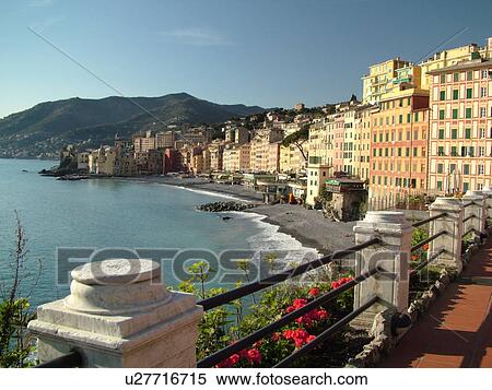 Camogli, Liguria, Italy, Riviera di Levante, Ligurian Riviera, Europe, Scenic view of the waterfront of the resort town of Camogli along the Ligurian Sea. View Large Photo Image Stock Photography - Camogli, Liguria, Italy, Riviera di Levante, Ligurian Riviera, Europe, Scenic view of the waterfront of the resort town of Camogli along the Ligurian Sea.. Fotosearch
