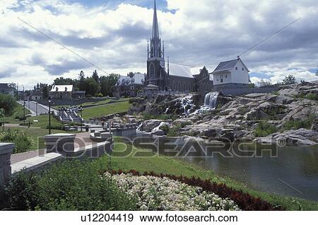 Canada, Chicoutimi, Quebec, The Pulpmill of Chicoutimi in the town of Chicoutimi along the Saguenay River. View Large Photo Image Stock Photo - Canada, Chicoutimi, Quebec, The Pulpmill of Chicoutimi in the town of Chicoutimi along the Saguenay River.. Fotosearch