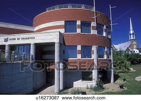 Canada, La Malbaie, Quebec, Charlevoix Museum (Musee de Charlevoix) in La Malbaie. View Large Photo Image Stock Photo - Canada, La Malbaie, Quebec, Charlevoix Museum (Musee de Charlevoix) in La Malbaie.. Fotosearch