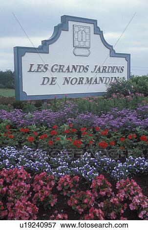 Canada, Normandin, Quebec, Les Grands Jardin de Normandin in the town of Normandin along Lac St. Jean Lake Saint John). View Large Photo Image Stock Photo -  Canada, Normandin, Quebec, Les Grands Jardin de Normandin in the town of Normandin along Lac St. Jean Lake Saint John).. Fotosearch