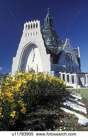 Stock Photography -  Canada, Notre Dame du Cap, Quebec, Basilica Notre Dame-du-Cap at Notre-Dame-du-Cap.. Fotosearch