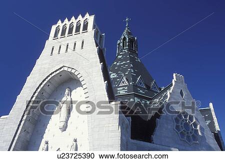 Canada, Quebec, Notre Dame du Cap, Basilica Notre Dame-du-Cap at Notre-Dame-du-Cap. View Large Photo Image Stock Image - Canada, Quebec, Notre Dame du Cap, Basilica Notre Dame-du-Cap at Notre-Dame-du-Cap.. Fotosearch
