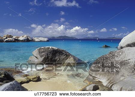 Caribbean, beach, BVI, Virgin Gorda, The Baths, British Virgin Islands, Scenic view of the rocky coastline of Devils Bay Nat'l Park at The Baths on Virgin Gorda on the Caribbean Sea. View Large Photo Image Stock Image - Caribbean, beach, BVI, Virgin Gorda, The Baths, British Virgin Islands, Scenic view of the rocky coastline of Devils Bay Nat'l Park at The Baths on Virgin Gorda on the Caribbean Sea.. Fotosearch