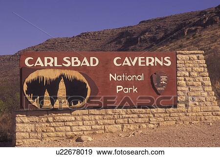 Carlsbad Caverns National Park, NM, New Mexico, entrance, sign View Large Photo Image Stock Photo - Carlsbad Caverns National Park, NM, New Mexico, entrance, sign. Fotosearch