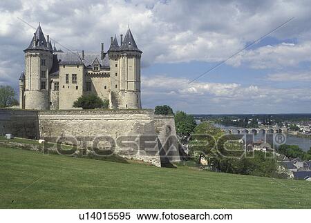 castle, France, Saumur, Loire Valley, Loire Castle Region, Pays de la Loire, Maine-et-Loire, Europe, 14th century castle along the Loire River in Saumur. View Large Photo Image Stock Photography - castle, France, Saumur, Loire Valley, Loire Castle Region, Pays de la Loire, Maine-et-Loire, Europe, 14th century castle along the Loire River in Saumur.. Fotosearch