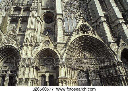 cathedral, Bourges, France, Cher, Centre, Europe, Loire Valley, Cathedral St. Etienne in the town of Bourges. View Large Photo Image Stock Photo - cathedral, Bourges, France, Cher, Centre, Europe, Loire Valley, Cathedral St. Etienne in the town of Bourges.. Fotosearch