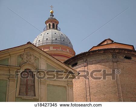 Stock Photography -  cathedral, Emilia-Romagna, Italy, Reggio nell'Emilia, Europe, Cathedral in the town of Reggio Emilia.. Fotosearch