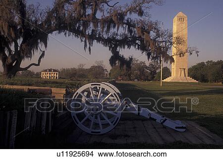 Chalmette, New Orleans, LA, Louisiana, Chalmette Battlefield and National Cemetery at Jean Lafitte National Historical Park and Preserve. View Large Photo Image Picture - Chalmette, New Orleans, LA, Louisiana, Chalmette Battlefield and National Cemetery at Jean Lafitte National Historical Park and Preserve.. Fotosearch