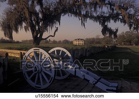 Picture -  Chalmette, New Orleans, LA, Louisiana, Chalmette Battlefield and National Cemetery at Jean Lafitte National Historical Park and Preserve.. Fotosearch