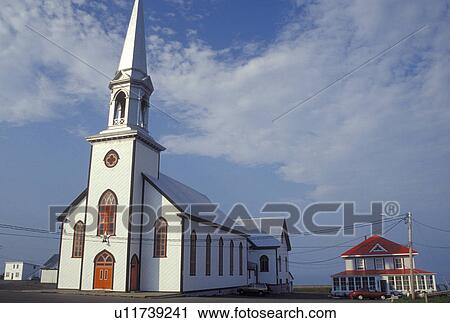 church, Gaspe Peninsula, St-Maurice-de-L'Echouerie, Quebec, Canada, Gulf of St. Lawrence, Church in the village of St-Maurice-de-L'Echouerie on the Gaspe Peninsula. View Large Photo Image Stock Image - church, Gaspe Peninsula, St-Maurice-de-L'Echouerie, Quebec, Canada, Gulf of St. Lawrence, Church in the village of St-Maurice-de-L'Echouerie on the Gaspe Peninsula.. Fotosearch