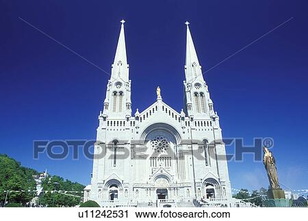 church, Ste-Anne-De-Beaupre, Canada, Quebec, Basilica of Ste-Anne-De-Beaupre (Basilique de Sainte Anne de Beaupre) in the town of Sainte Anne De Beaupre. View Large Photo Image Stock Image - church, Ste-Anne-De-Beaupre, Canada, Quebec, Basilica of Ste-Anne-De-Beaupre (Basilique de Sainte Anne de Beaupre) in the town of Sainte Anne De Beaupre.. Fotosearch