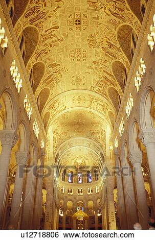 church, Ste-Anne-De-Beaupre, Canada, Quebec, Interior of Basilica of Ste-Anne-De-Beaupre (Basilique de Sainte Anne de Beaupre) in the town of Sainte Anne De Beaupre. View Large Photo Image Stock Photograph - church, Ste-Anne-De-Beaupre, Canada, Quebec, Interior of Basilica of Ste-Anne-De-Beaupre (Basilique de Sainte Anne de Beaupre) in the town of Sainte Anne De Beaupre.. Fotosearch