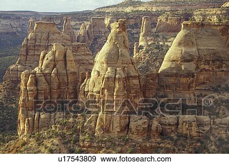 CO, Colorado, Colorado National Monument, Coke Ovens, rock formations View Large Photo Image Stock Photo - CO, Colorado, Colorado National Monument, Coke Ovens, rock formations. Fotosearch