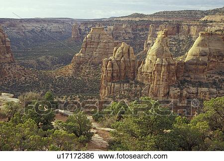 CO, Colorado, Colorado National Monument, Coke Ovens, rock formations View Large Photo Image Stock Photograph - CO, Colorado, Colorado National Monument, Coke Ovens, rock formations. Fotosearch