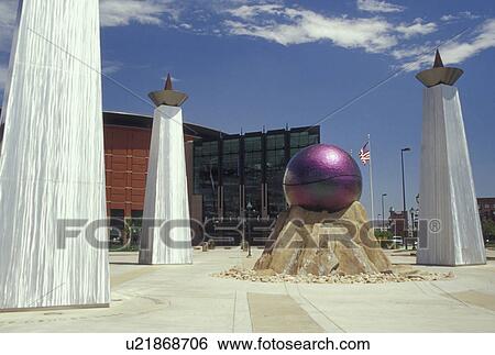 Stock Photograph -  CO, Colorado, Denver, Pepsi Center, hockey, basketball, arena, stadium. Fotosearch