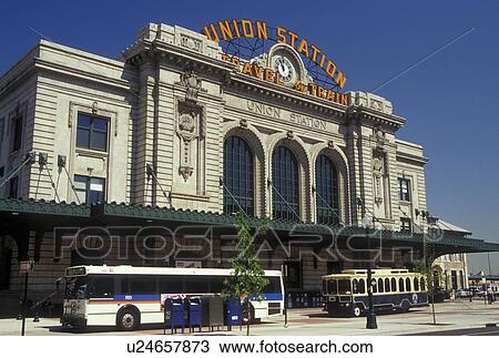 CO, Colorado, Denver, Union Station, train station View Large Photo Image Stock Image - CO, Colorado, Denver, Union Station, train station. Fotosearch