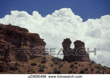 Stock Photo -  CO, Colorado, Gateway, Uncompahgre National Forest, Unaweep-Tabeguache Scenic Byway, rock formations. Fotosearch