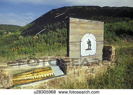 CO, Colorado, Mining Coal in Cokedale sign, View Large Photo Image Stock Photo - CO, Colorado, Mining Coal in Cokedale sign, . Fotosearch