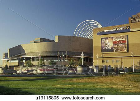 Stock Photography -  CO, Denver, Colorado, Denver Performing Arts Complex. Fotosearch
