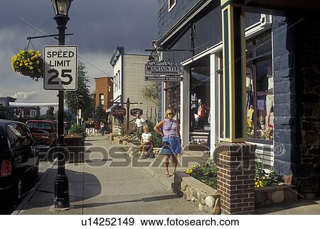 Stock Photo -  Colorado, CO, Breckenridge, downtown, resort town. Fotosearch