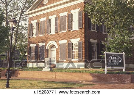 Stock Image -  Dahlonega, GA, Georgia, Dahlonega Gold Museum, State Historic Site, Old Courthouse. Fotosearch