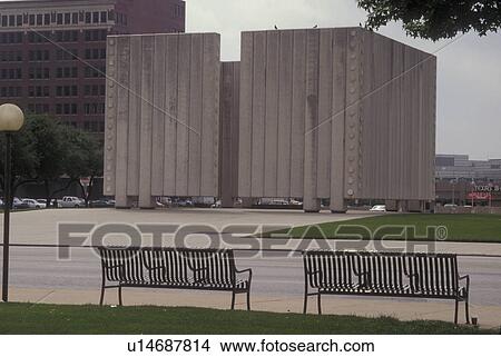 Dallas, TX, Texas, downtown, John F. Kennedy Plaza, John F. Kennedy Memorial View Large Photo Image Picture - Dallas, TX, Texas, downtown, John F. Kennedy Plaza, John F. Kennedy Memorial. Fotosearch