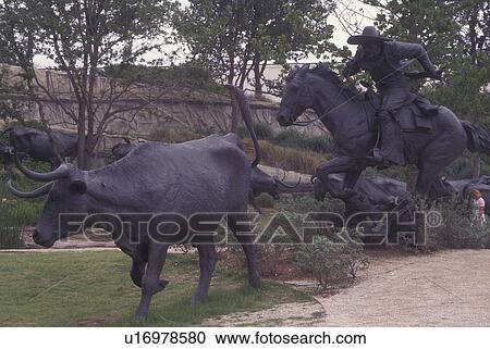 Dallas, TX, Texas, Pioneer Plaza, Cattle Sculpture, 70 Bovine Friends View Large Photo Image Stock Image - Dallas, TX, Texas, Pioneer Plaza, Cattle Sculpture, 70 Bovine Friends. Fotosearch