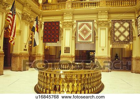 Stock Photo -  Denver, CO, Colorado, Colorado State Capitol, State House, interior. Fotosearch